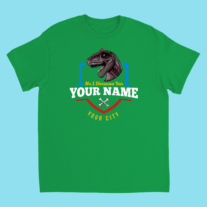 N.1 Allosaurus Fan Custom Kids T-Shirt | Jurassic Studio