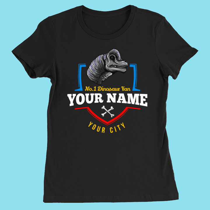N.1 Brontosaurus Fan Custom Women T-Shirt | Jurassic Studio
