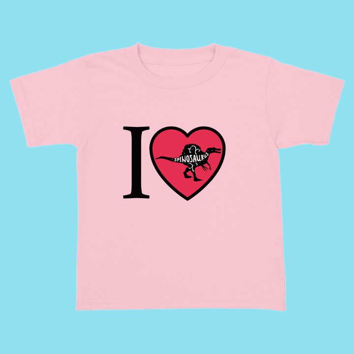 Toddler I Love Spinosaurus T-Shirt | Jurassic Studio