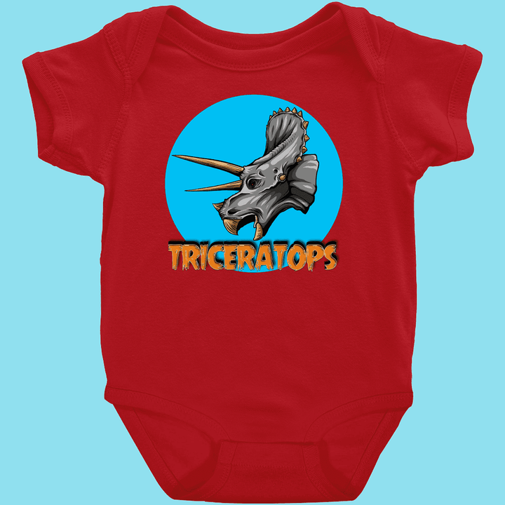 Toddler Triceratops Head Onesie | Jurassic Studio