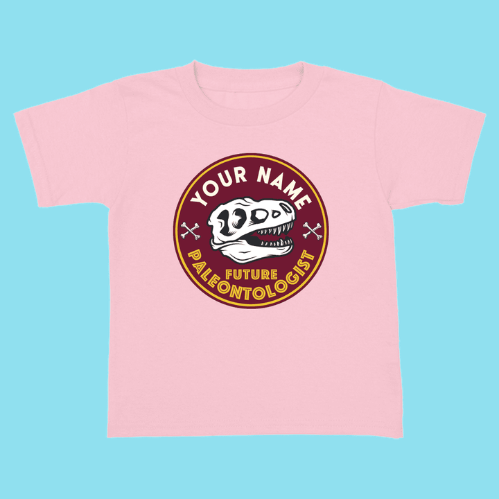 Toddler Custom Future Paleontologist T-Shirt | Jurassic Studio