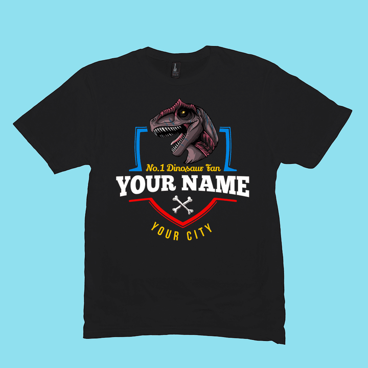 N.1 Allosaurus Fan Custom Men T-Shirt | Jurassic Studio