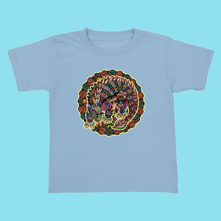 Toddler Ankylosaurus Mandala T-Shirt | Jurassic Studio