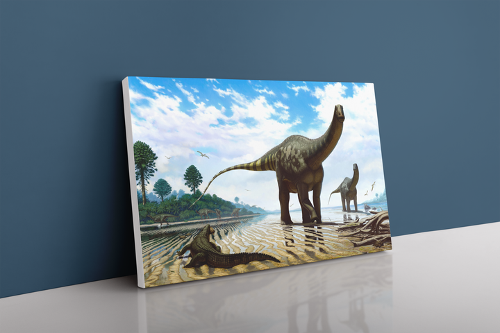 Demandasaurus Canvas Wrap | Jurassic Studio