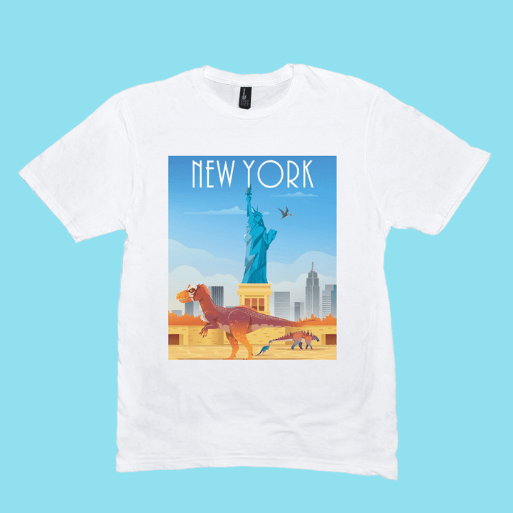 Men New York T-Shirt | Jurassic Studio
