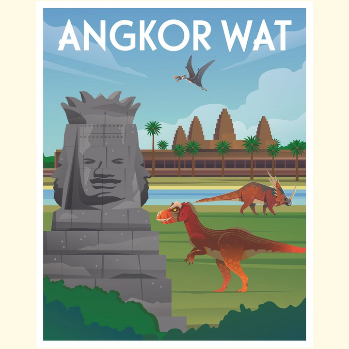 Angkor Wat Poster | Jurassic Studio