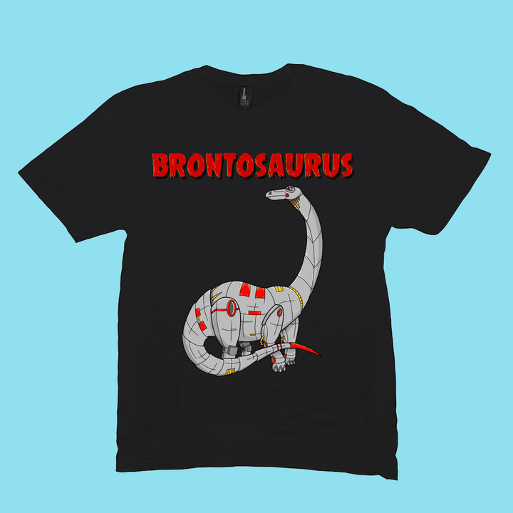 Men Robot Brontosaurus T-Shirt | Jurassic Studio