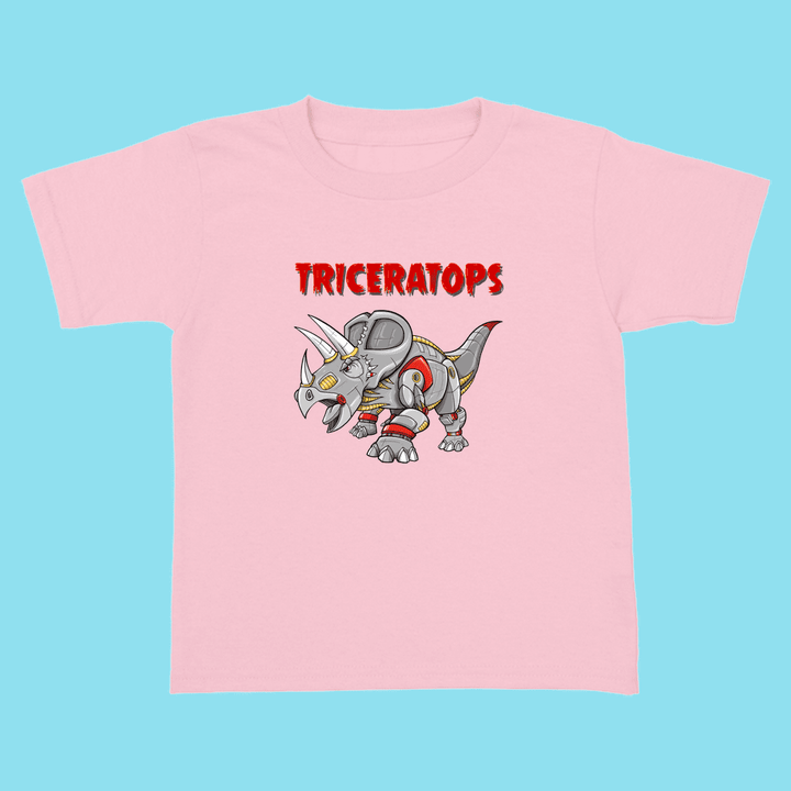 Toddler Robot Triceratops T-Shirt | Jurassic Studio
