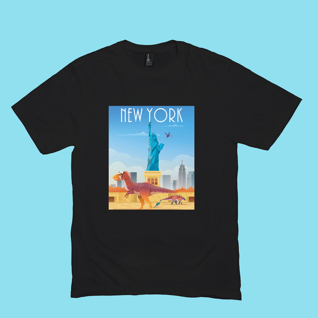 Men New York T-Shirt | Jurassic Studio
