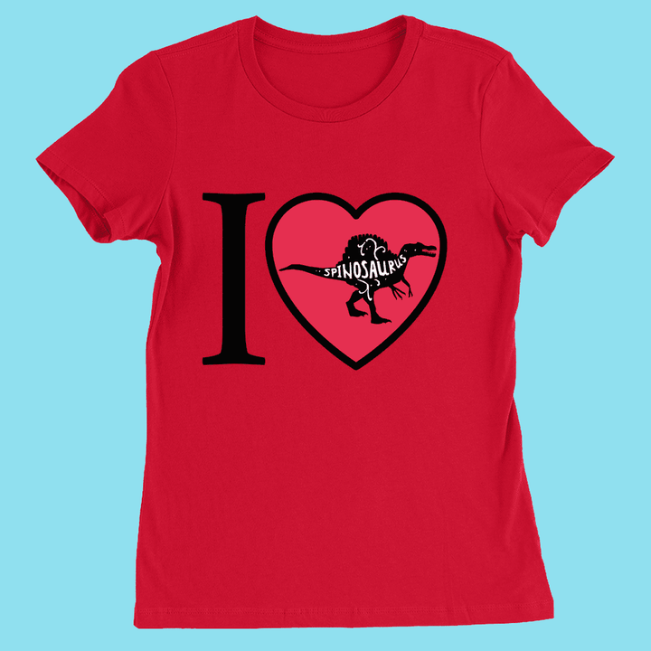 Women I Love Spinosaurus T-Shirt | Jurassic Studio