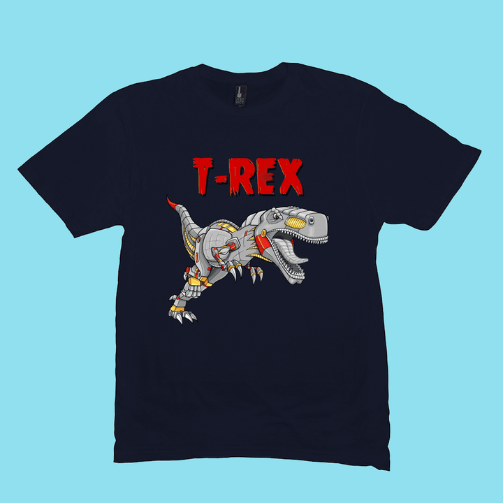 Men Robot T-Rex T-Shirt | Jurassic Studio