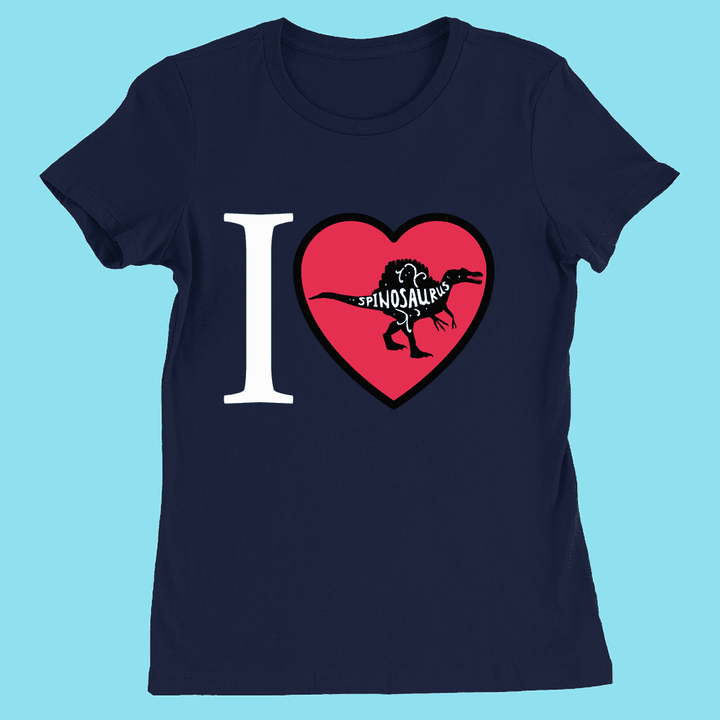 Women I Love Spinosaurus T-Shirt | Jurassic Studio