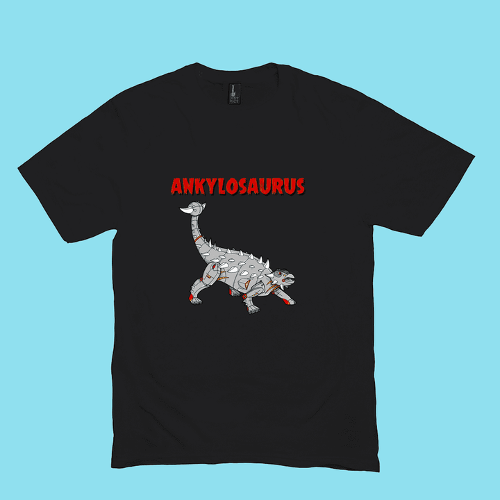 Men Robot Ankylosaurus T-Shirt | Jurassic Studio