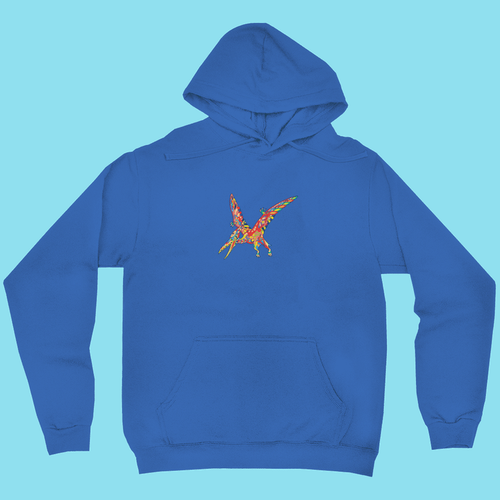 Men Pterodactyl Zentangle Hoodie | Jurassic Studio
