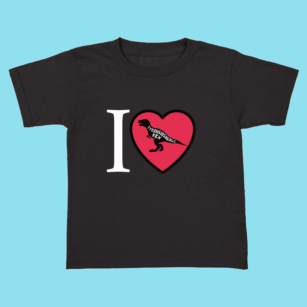 Toddler I Love T-Rex T-Shirt | Jurassic Studio