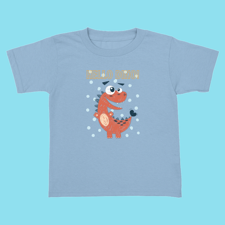 Toddler Baby Brown Dino T-Shirt | Jurassic Studio