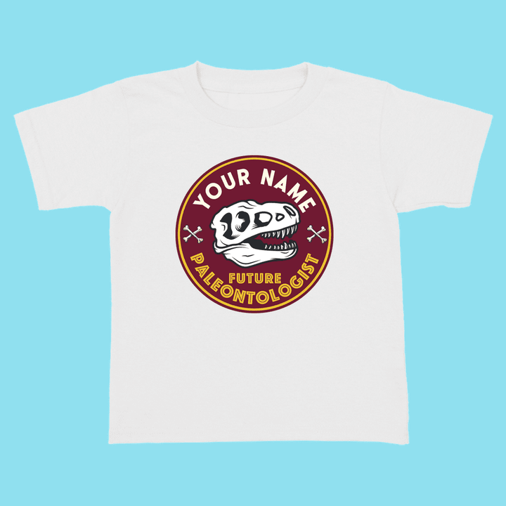 Toddler Custom Future Paleontologist T-Shirt | Jurassic Studio