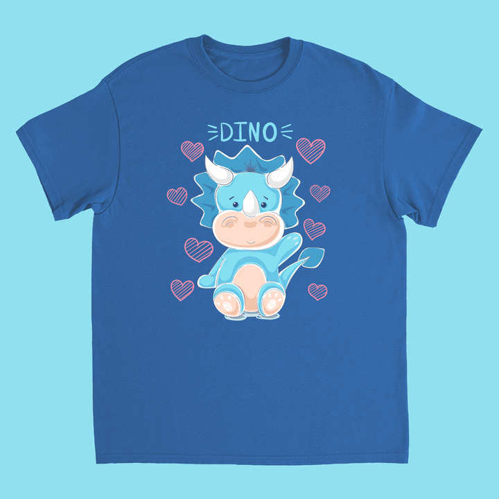 Kids Baby Blue Dino T-Shirt | Jurassic Studio