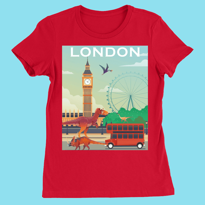 Women London T-Shirt | Jurassic Studio