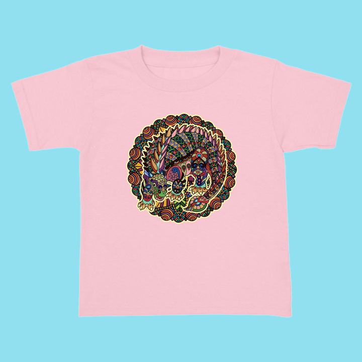 Toddler Ankylosaurus Mandala T-Shirt | Jurassic Studio