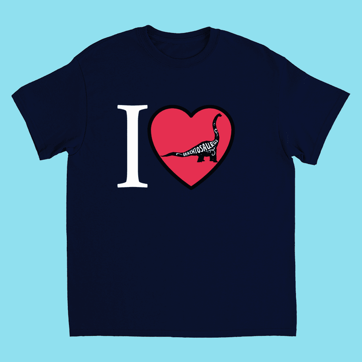 Kids I Love Brachiosaurus T-Shirt | Jurassic Studio