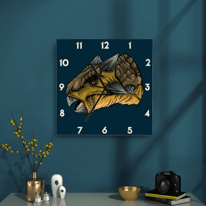 11 Inch Ankylosaurus Wall Art Clock | Jurassic Studio