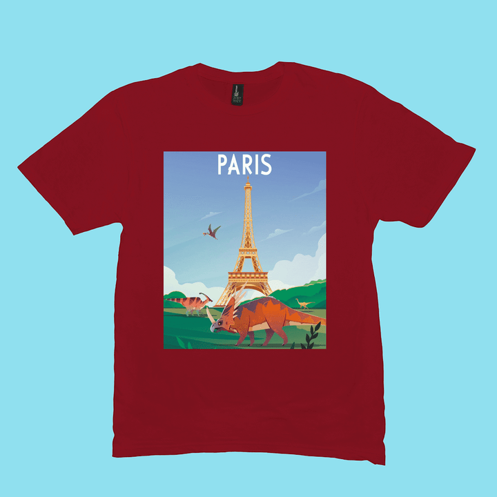 Men Paris T-Shirt | Jurassic Studio