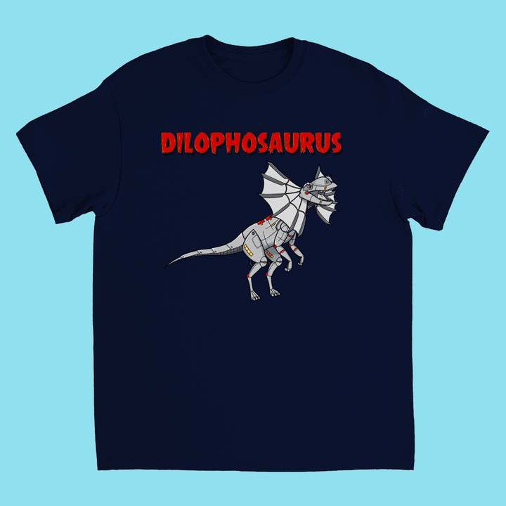 Kids Robot Dilophosaurus T-Shirt | Jurassic Studio