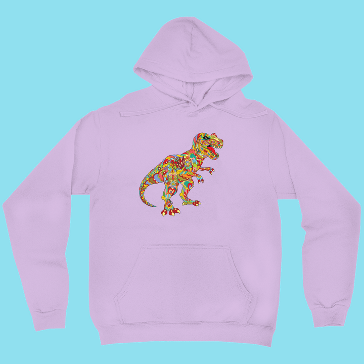 Men T-Rex Zentangle Hoodie | Jurassic Studio