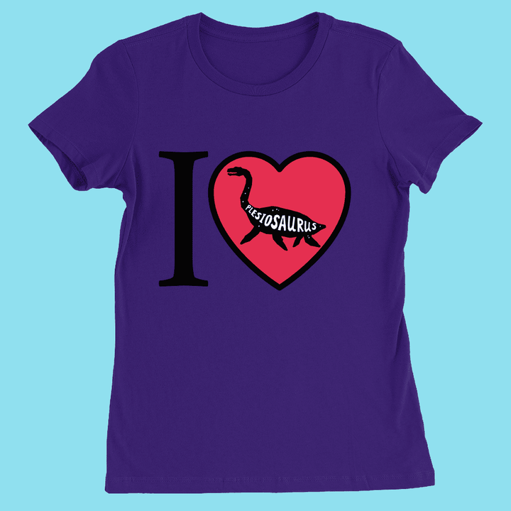 Women I Love Plesiosaurus T-Shirt | Jurassic Studio