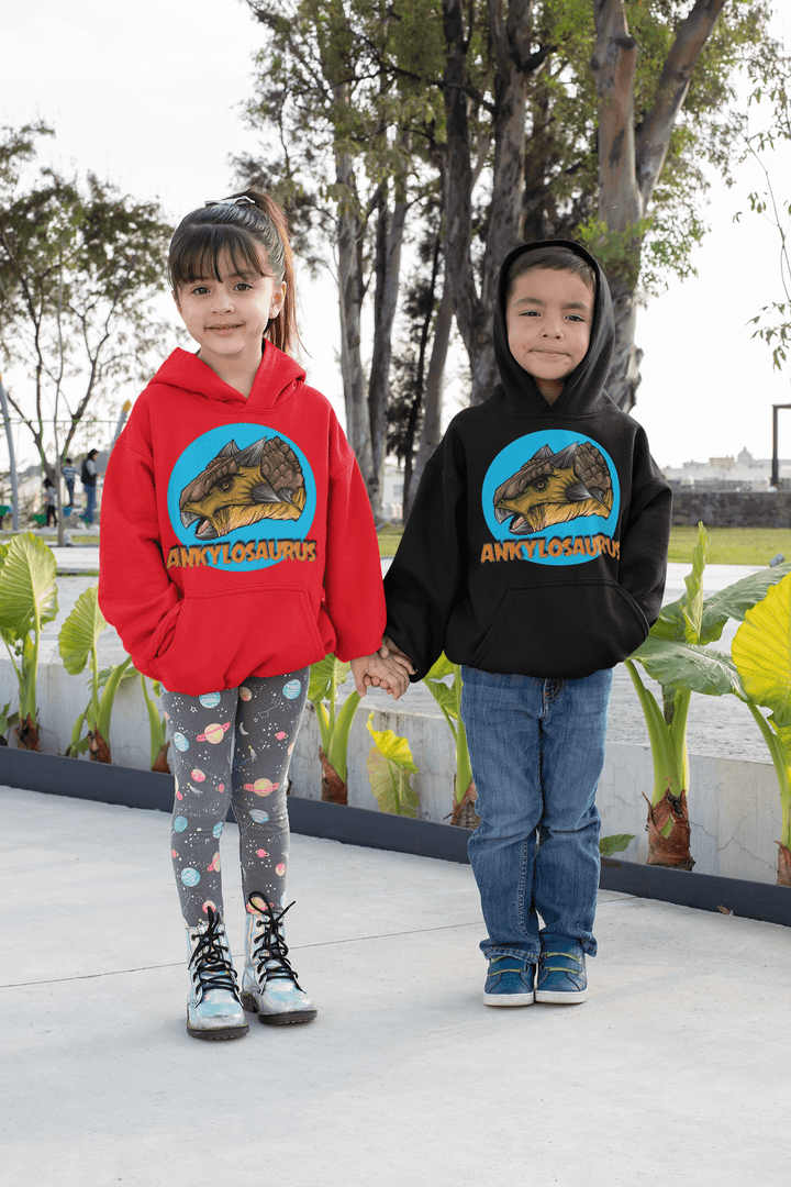 Kids Ankylosaurus Head Hoodie | Jurassic Studio