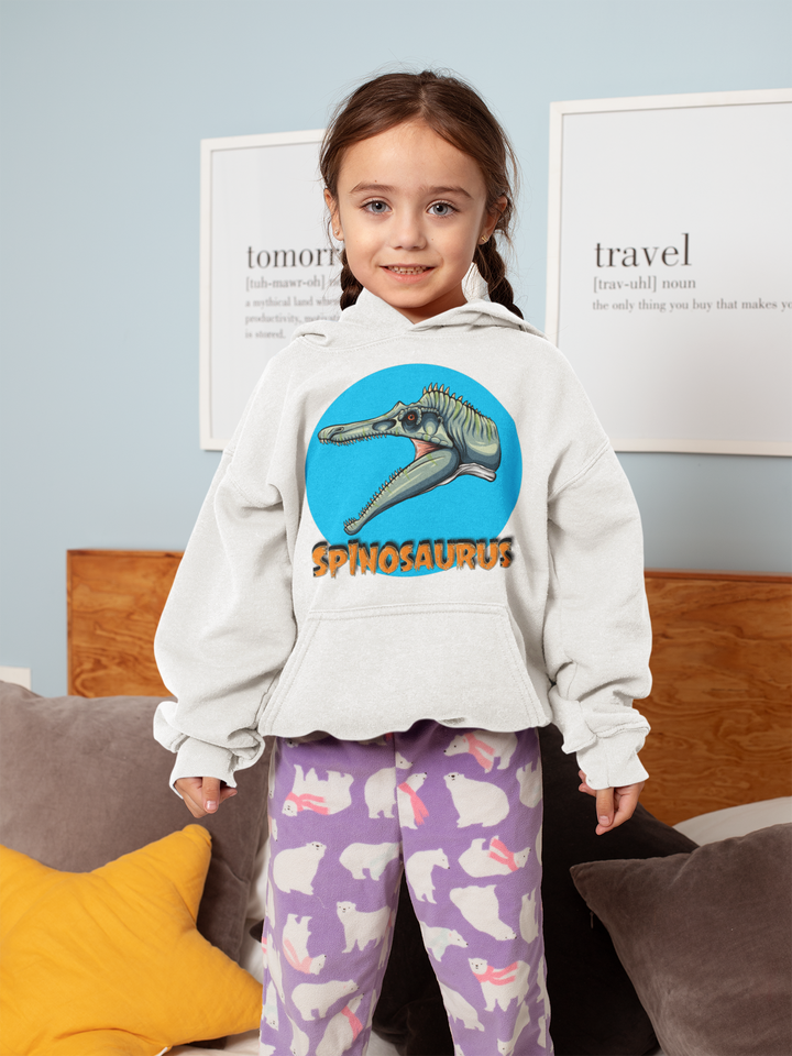 Kids Spinosaurus Head Hoodie | Jurassic Studio