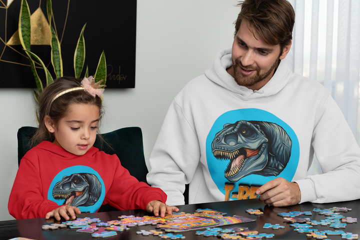 Men T-Rex Head Hoodie | Jurassic Studio
