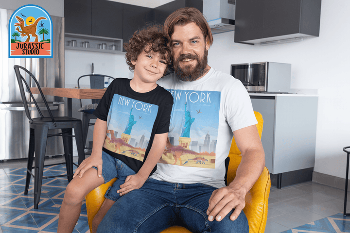 Men New York T-Shirt | Jurassic Studio