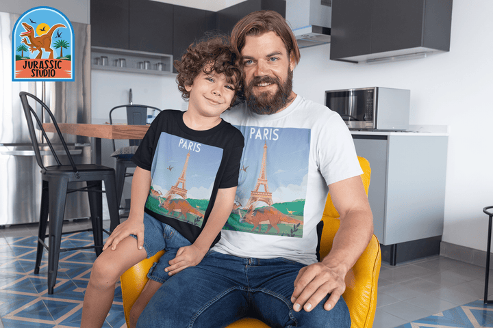 Men Paris T-Shirt | Jurassic Studio