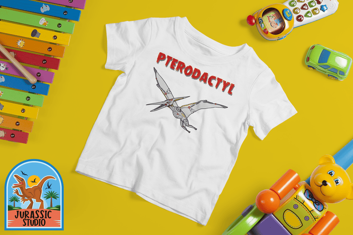 Toddler Robot Pterodactyl T-Shirt | Jurassic Studio