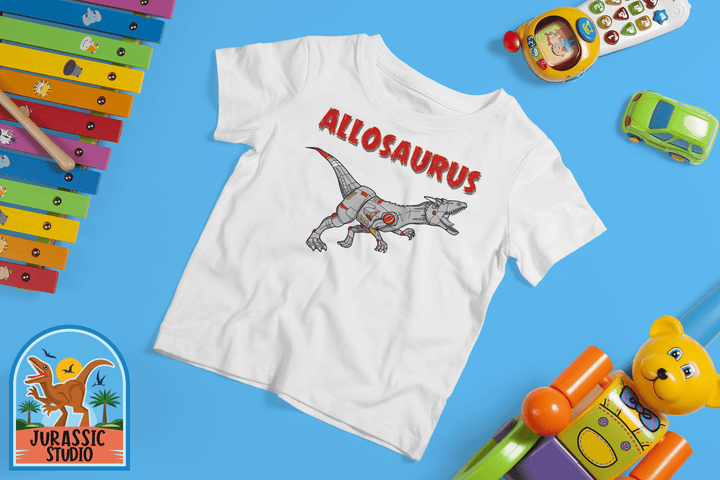 Toddler Robot Allosaurus T-Shirt | Jurassic Studio