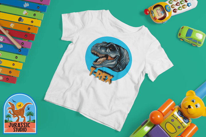 Toddler T-Rex Head T-Shirt | Jurassic Studio