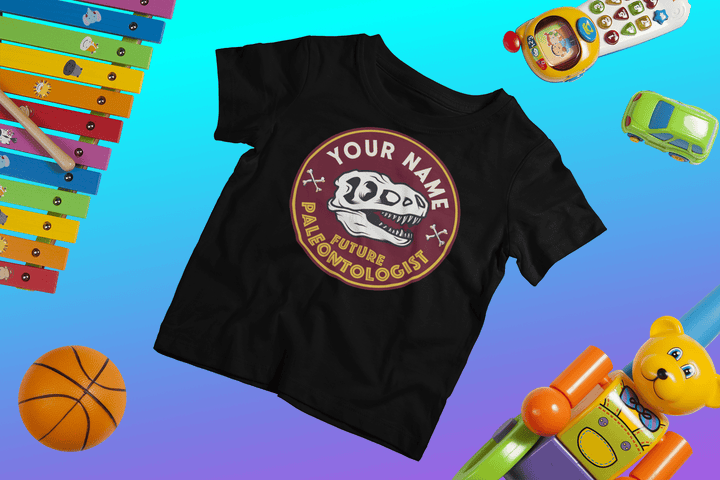 Toddler Custom Future Paleontologist T-Shirt | Jurassic Studio