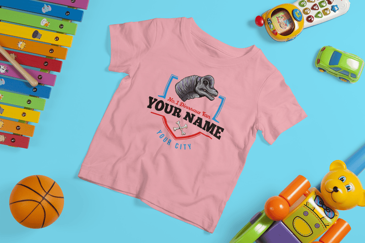 N.1 Brontosaurus Fan Custom Toddler T-Shirt | Jurassic Studio