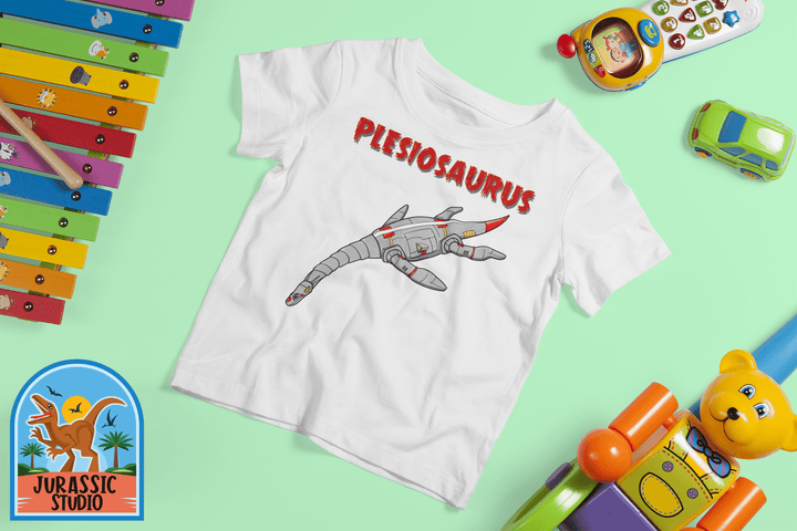 Toddler Robot Plesiosaurus T-Shirt | Jurassic Studio