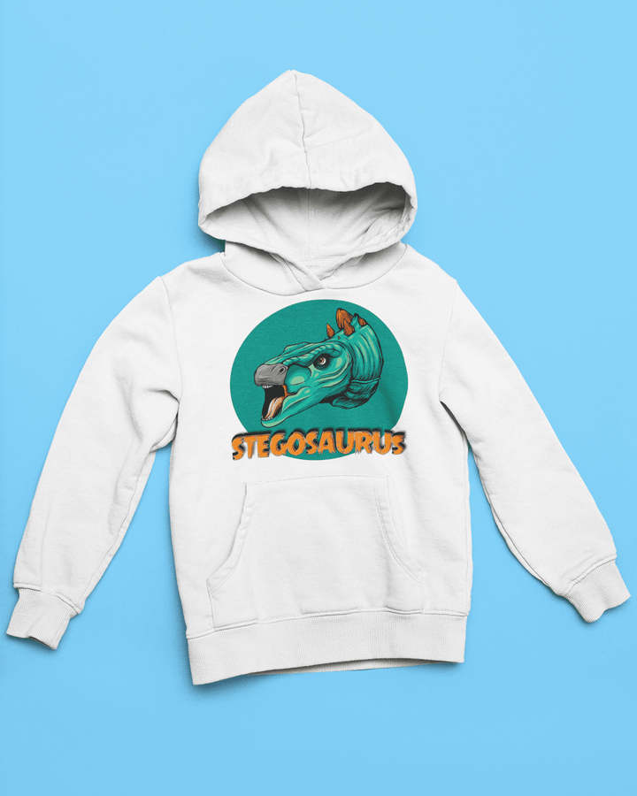 Kids Stegosaurus Head Hoodie | Jurassic Studio