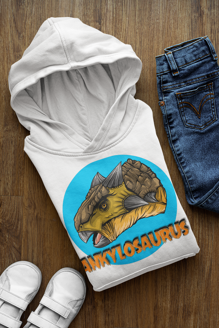 Kids Ankylosaurus Head Hoodie | Jurassic Studio