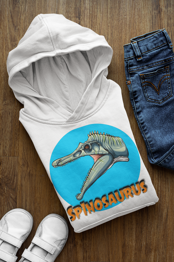Kids Spinosaurus Head Hoodie | Jurassic Studio