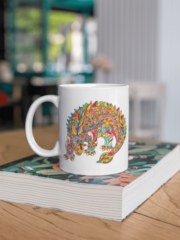 Ankylosaurus Zentangle Mug | Jurassic Studio