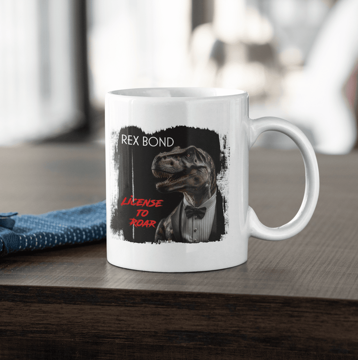 Rex Bond Mug | Jurassic Studio