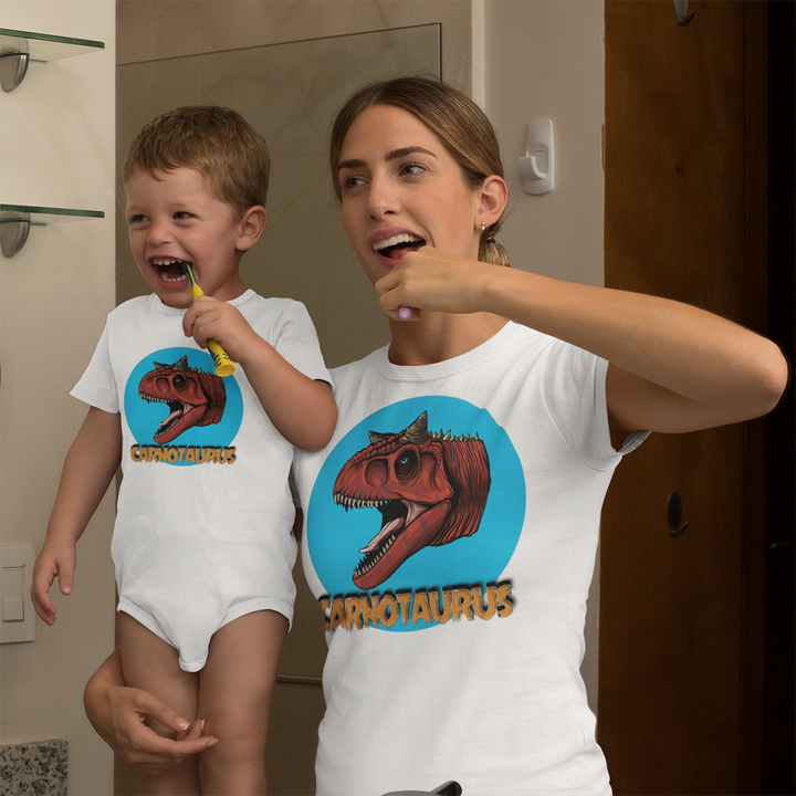Toddler Carnotaurus Head Onesie | Jurassic Studio
