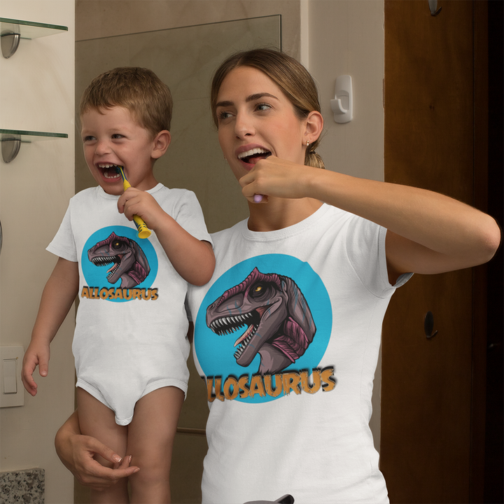 Toddler Allosaurus Head Onesie | Jurassic Studio