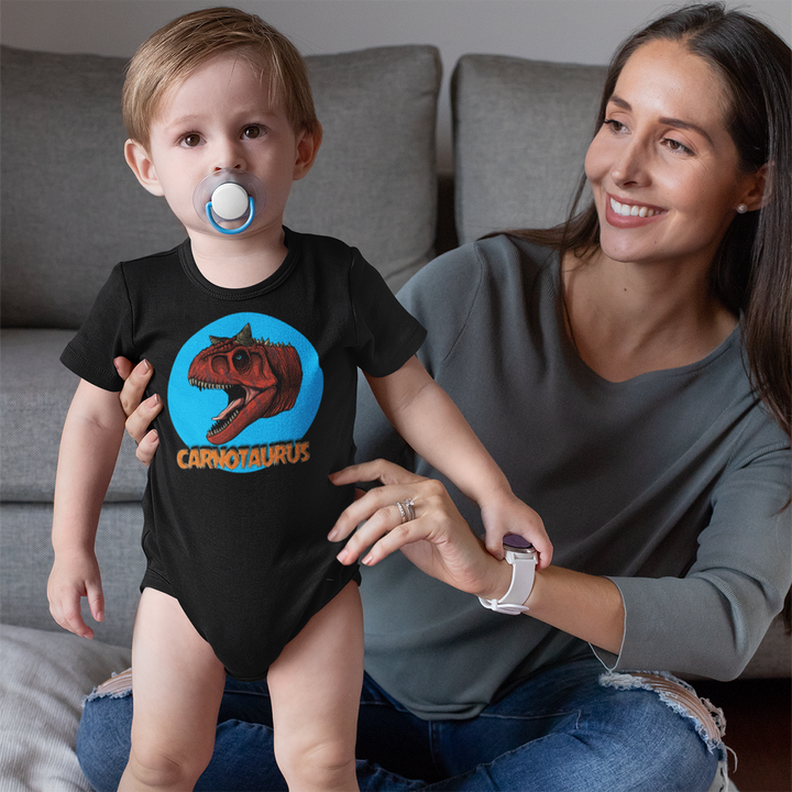 Toddler Carnotaurus Head Onesie | Jurassic Studio
