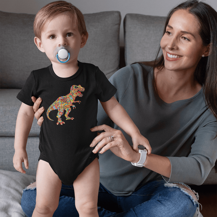 Toddler T-Rex Zentangle Onesie | Jurassic Studio